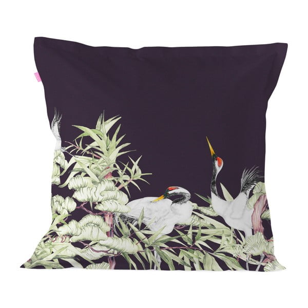 Bavlnená obliečka na vankúš Happy Friday Pillow Cover Cranes, 60 × 60 cm