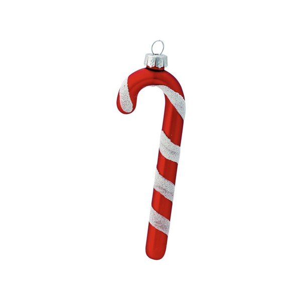 Sada 2 vianočnách sklenených ozdôb Green Gate Candy Cane
