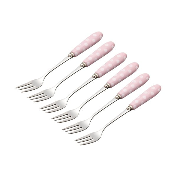 Sada 6 vidličiek na tortu Kitchen Craft Sweetly Does It-image-1