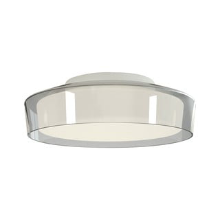 Biele stropné svietidlo SULION Nilo, ø 30 cm