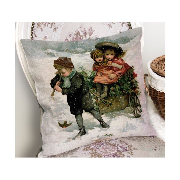 Obliečka na vankúš s vianočným motívom 43x43 cm – Mila Home-image-2