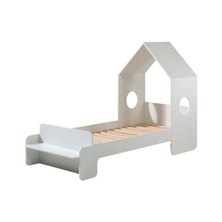 Biela detská posteľ Vipack Casami, 90 x 200 cm