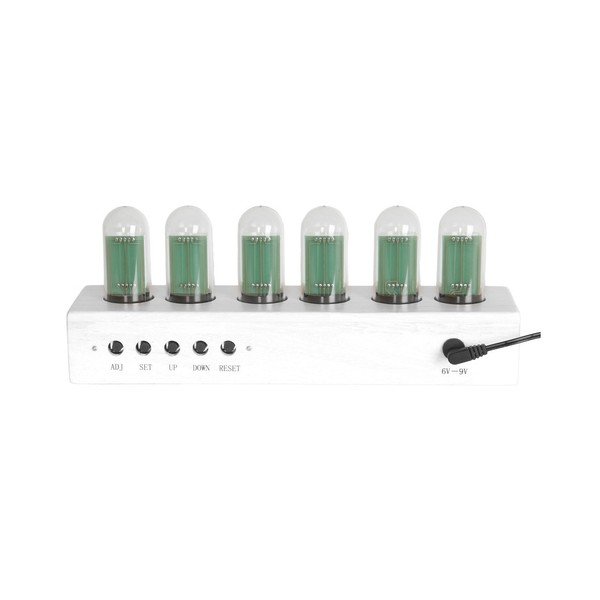 Biele stolové hodiny Karlsson Cathode-image-1