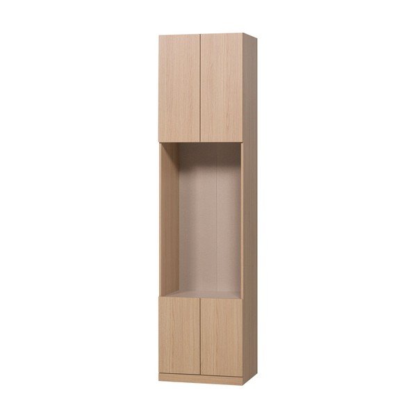 Modulárna skrinka v prírodnej farbe 54x215 cm Build – WOOOD