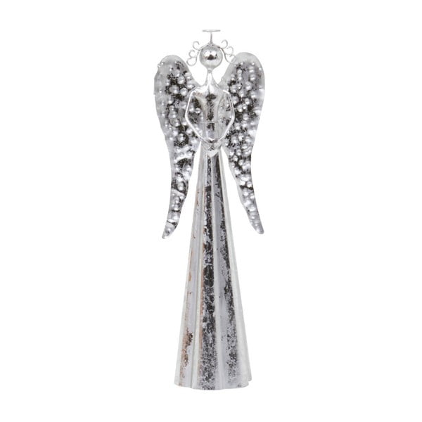 Dekorácia Archipelago Small Silver Angel, 30 cm