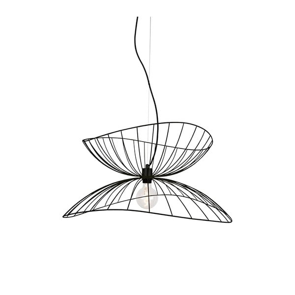 Čierne závesné svietidlo Globen Lighting Ray, ø 70 cm