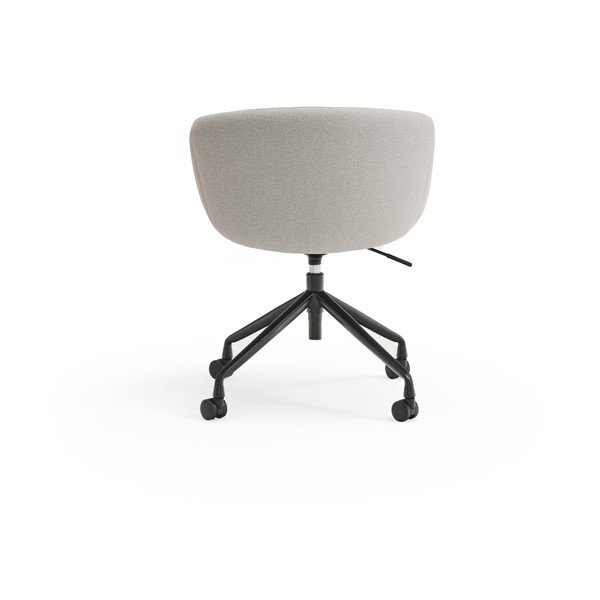 Svetlosivá čalúnená kancelárska stolička Add – Teulat-image-4