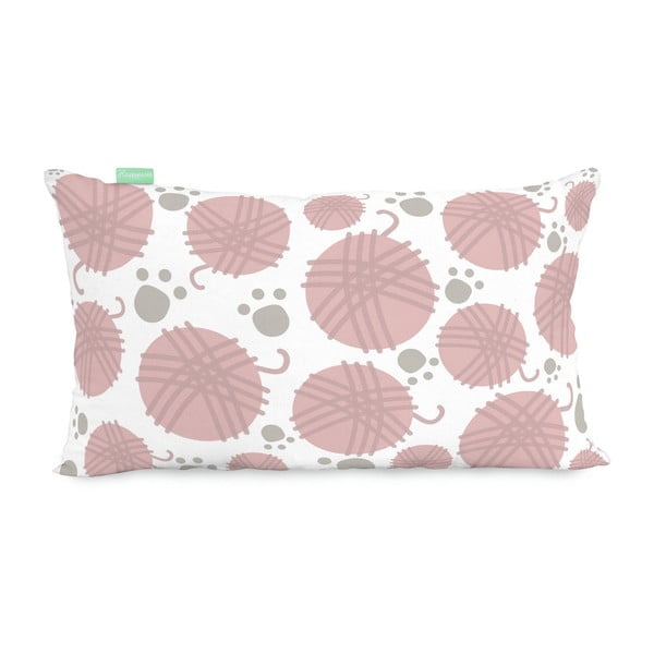 Obliečka na vankúš z čistej bavlny Happynois Kitty, 50 × 30 cm-image-2