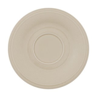 Bielo-béžový porcelánový tanierik Like by Villeroy & Boch, 15,5 cm