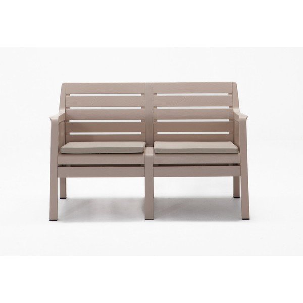 Béžová záhradná lounge súprava pre 4 Lara – Floriane Garden-image-3