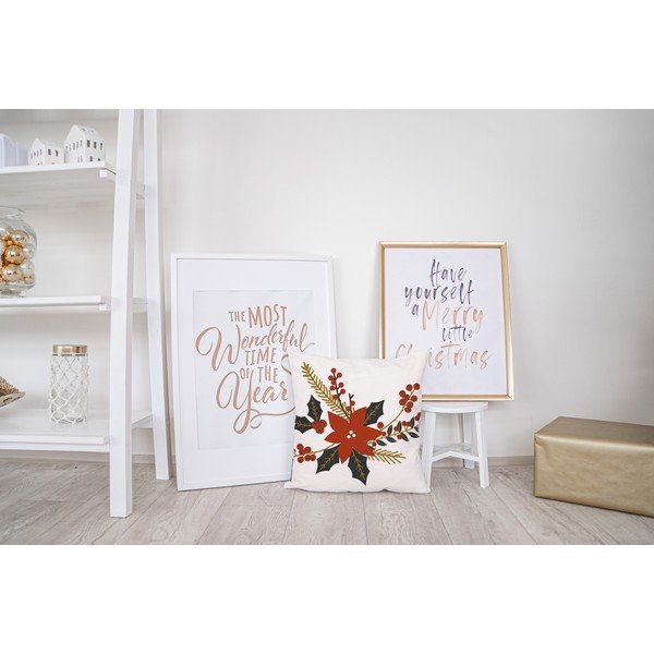 Dekoračný vankúš s vianočným motívom 45x45 cm Christmas Star – Butter Kings-image-2