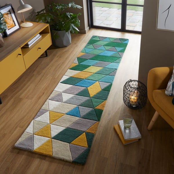 Vlnený behúň Flair Rugs Prism, 60 x 230 cm-image-1