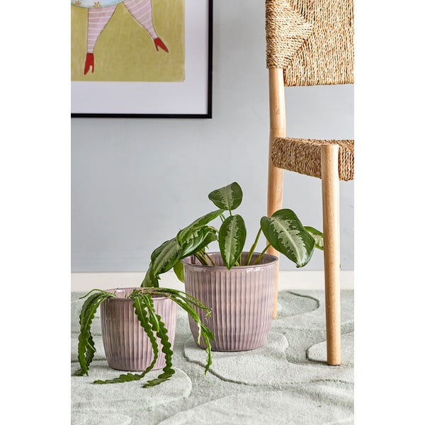 Kovové obaly na kvetináče v súprave 2 ks ø 21,5 cm Kenzie – Bloomingville-image-1