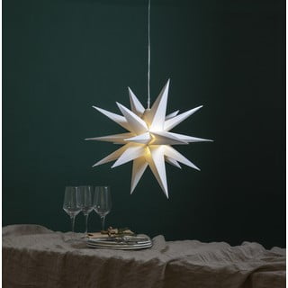Biela vianočná vonkajšia svetelná LED dekorácia Star Trading Alice, ø 57 cm