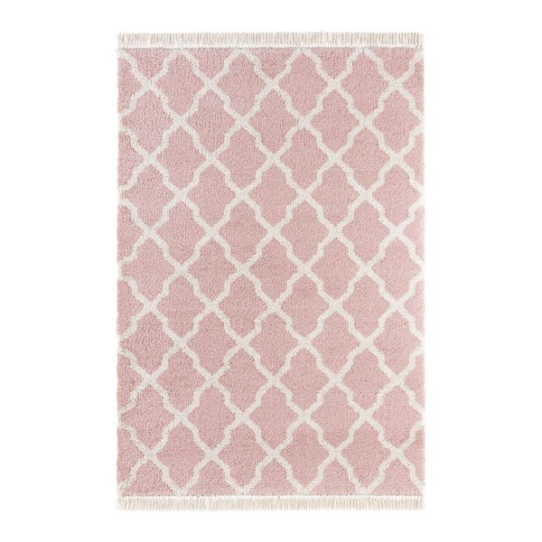 Ružový koberec Mint Rugs Marino, 200 × 290 cm