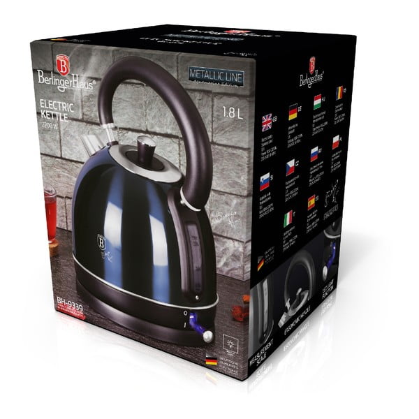 Modrá rýchlovarná kanvica 1.7 l Metallic Line Aquamarine Edition - BerlingerHaus-image-2