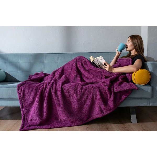 Deka z mikroplyšu 140x190 cm – Mila Home-image-2