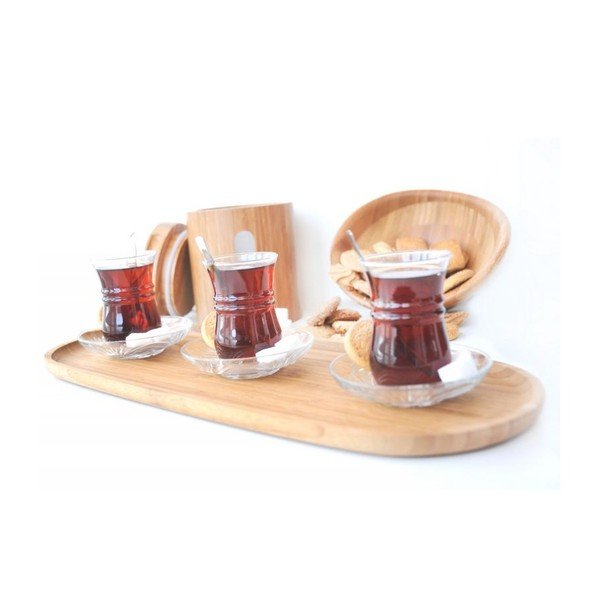 Bambusový podnos na servírovanie kávy Bambum Latte-image-1