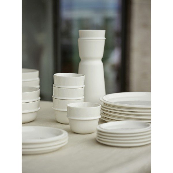 Krémovobiely porcelánový tanier ø 24 cm Eau – Zone-image-3