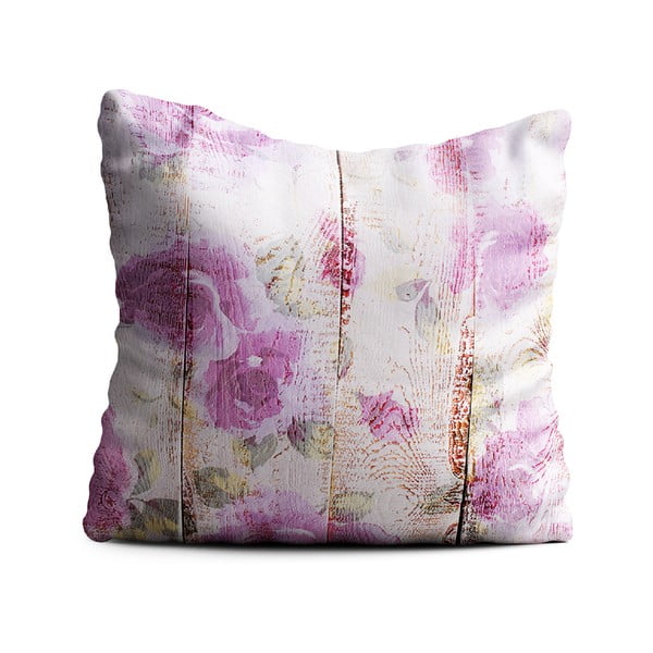 Růžový polštář Oyo home Romantic, 40 x 40 cm