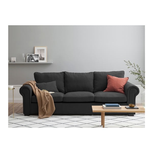 Tmavosivá pohovka Windsor & Co Sofas Hermes, 245 cm-image-2