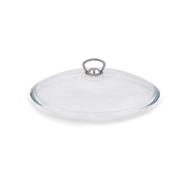 Ružový nízký hliníkový hrniec s pokrievkou Güral Porselen Classic, ø 30 cm-image-1