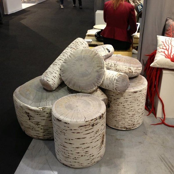 Vankúš Merowings Birch Log, 55 cm-image-1