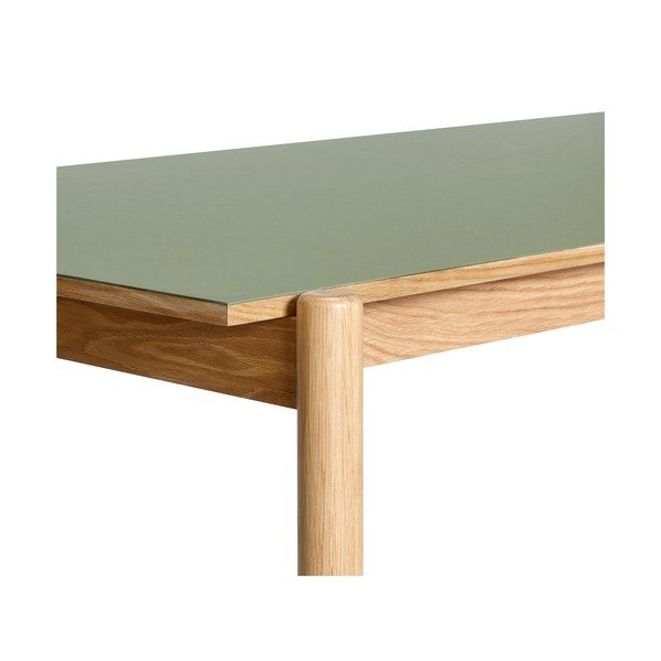 Jedálenský stôl z dubového dreva 107x190 cm Oblique – Hübsch-image-3