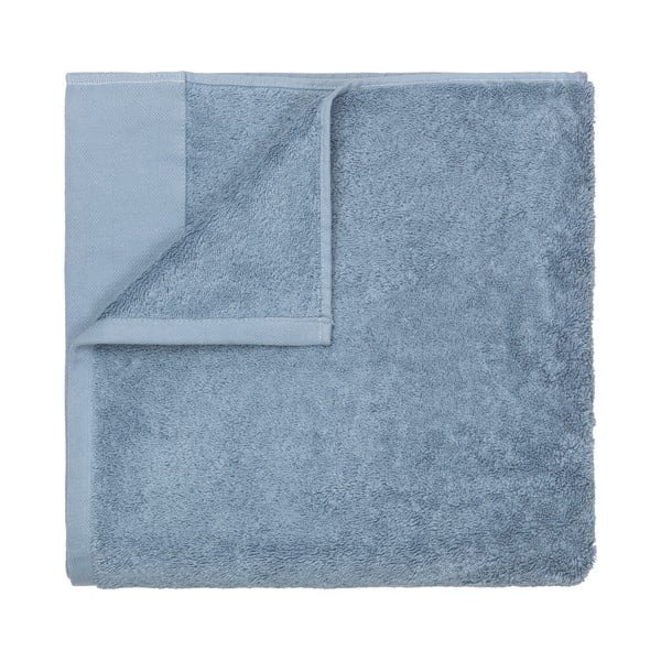 Modrá bavlnená osuška Blomus, 100 x 200 cm