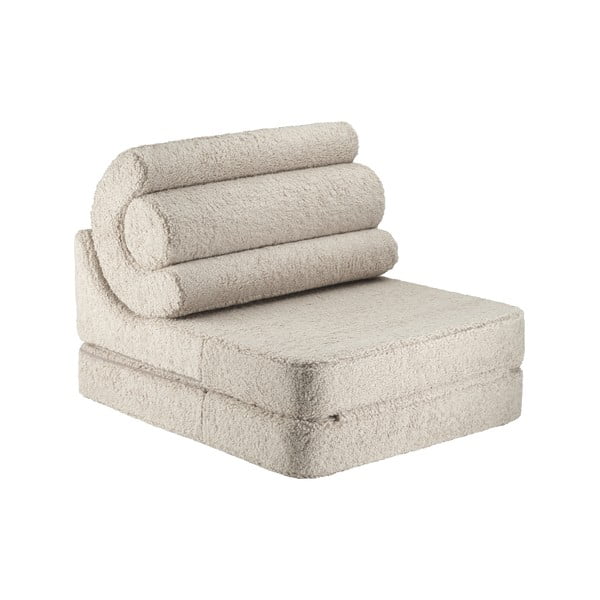 Svetlohnedé detské kresielko z textílie buklé Flipster – Wigiwama