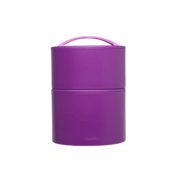 Termobox na obed/desiatu Bento 950 ml, fialový