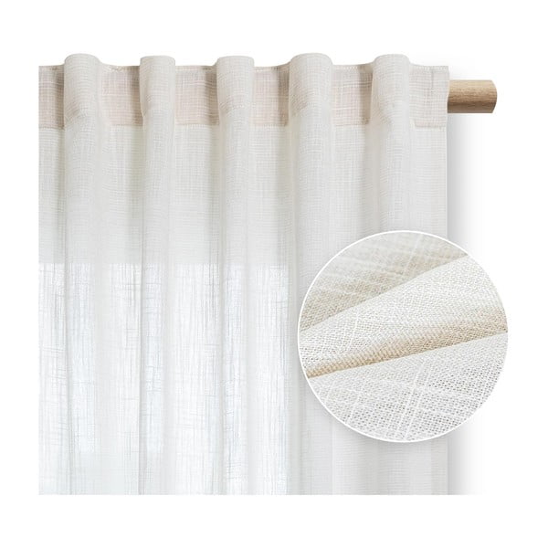 Krémovobiely záves 140x270 cm Valeta – Restilo