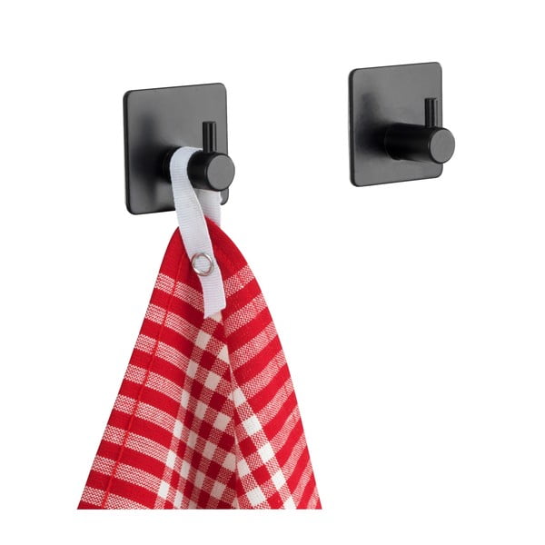 Samodržiace háčiky z nerezovej ocele v súprave 2 ks Ureo – Wenko-image-2