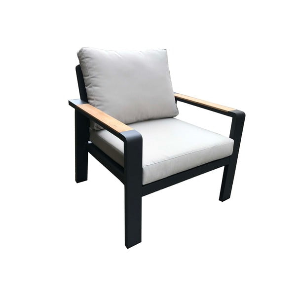 Sivá hliníková záhradná lounge súprava pre 5 Rotterdam – Rojaplast-image-3