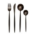 Čierny antikoro príbor 16 ks Modern retro – Premier Housewares