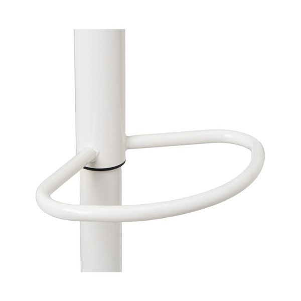 Biele barové stoličky s nastaviteľnou výškou z imitácie kože v súprave 2 ks (výška sedadla 56,5 cm) – Casa Selección-image-3