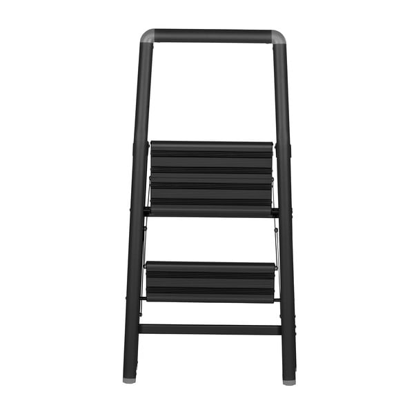 Čierne schodíky Wenko Compact, výška 91,5 cm-image-2