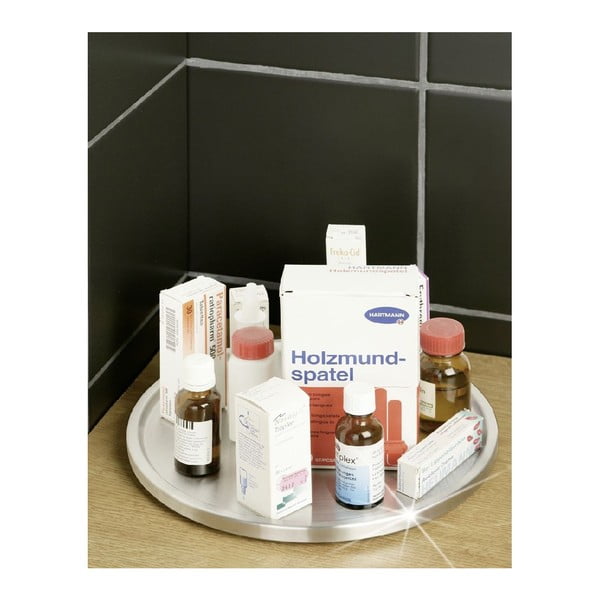 Otočný podnos z nehrdzavejúcej ocele Wenko Turn Uno, 26,5 cm-image-2