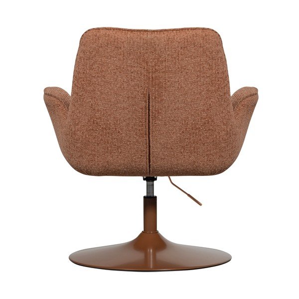 Oranžové kreslo s nastaviteľnou výškou sedadla Marten – WOOOD-image-4