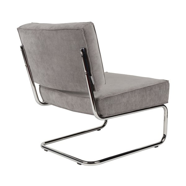 Svetlosivé kreslo Zuiver Rib-image-1