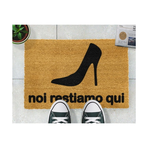 Rohožka Artsy Doormats Noi Restiamo, 40 × 60 cm
