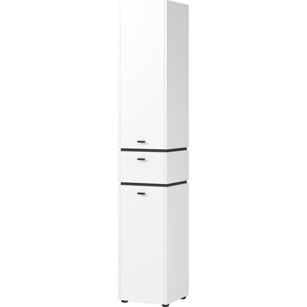 Biela vysoká kúpeľňová skrinka 34x189 cm Modesto – Germania-image-2