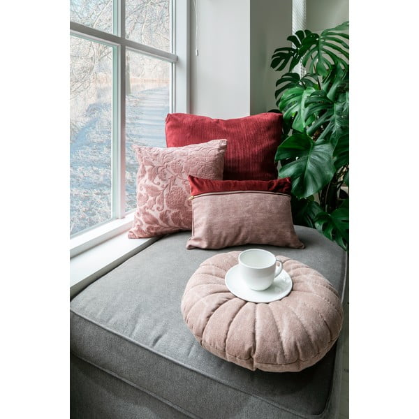 Hnedý dekoratívny vankúš Tiseco Home Studio Ribbed, 60 x 60 cm-image-2