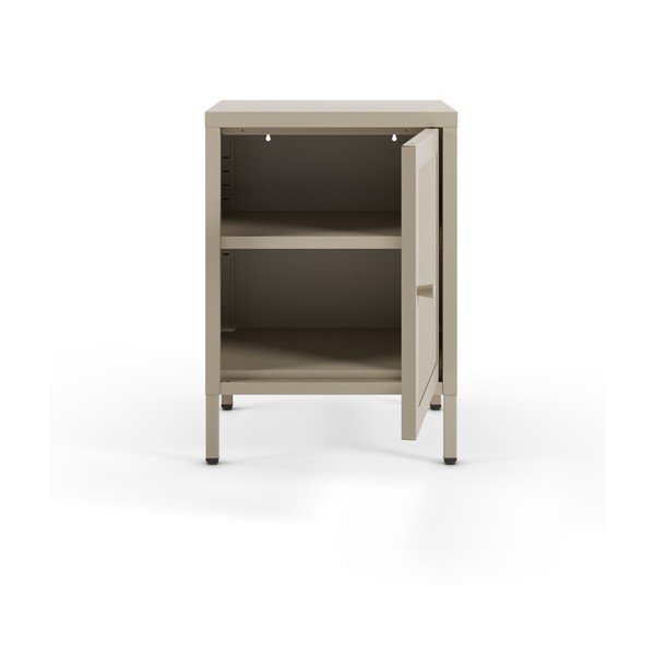 Krémovobiely nočný stolík Fayna – Marckeric-image-1