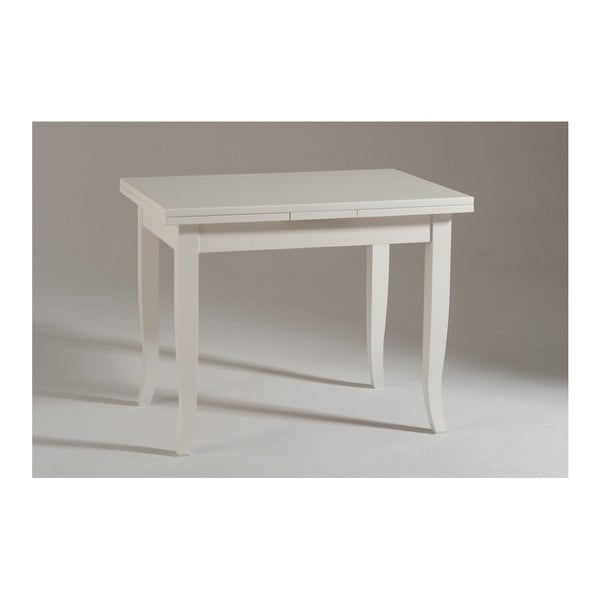 Biely rozkladací drevený jedálenský stôl Castagnetti Šíbl
