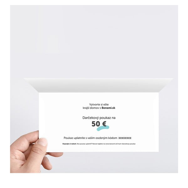 Darčekový poukaz - karta v hodnote 50 €-image-1