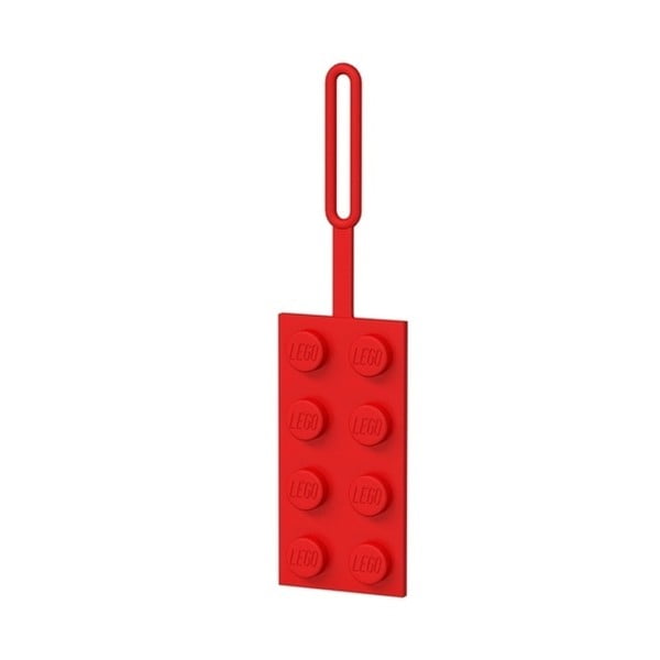 Červená menovka na batožinu LEGO®