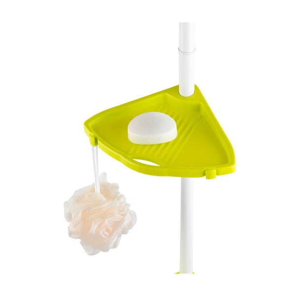 Žltá teleskopická polica do sprchy Wenko Compact-image-2