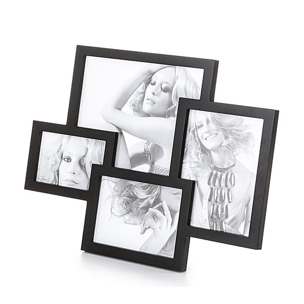 Čierny stolový fotorámik Tomasucci Collage