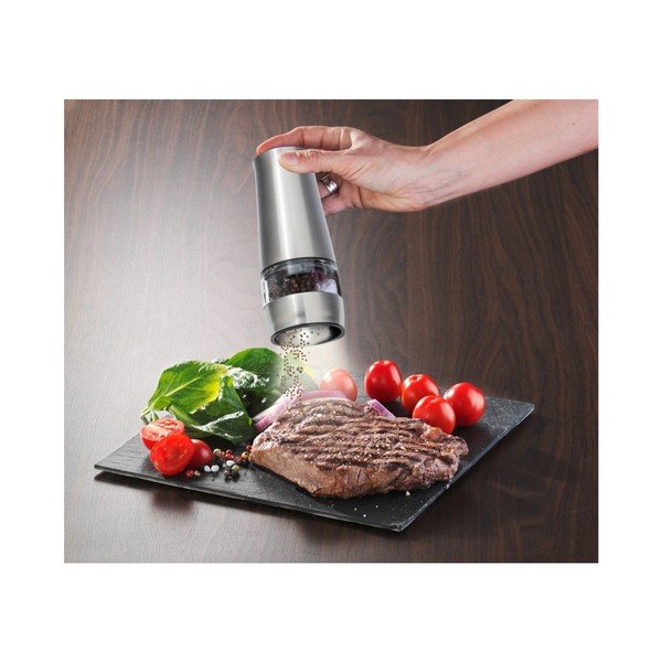 Dvojitý mlynček na soľ a korenie v striebornej farbe Wenko Mill-image-2